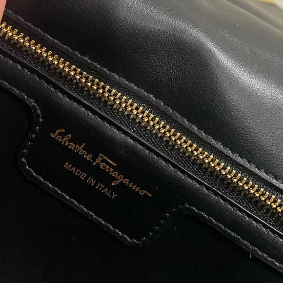 Salvatore Ferragamo Gancini Quilted Flap Bag - Picture 11 of 15